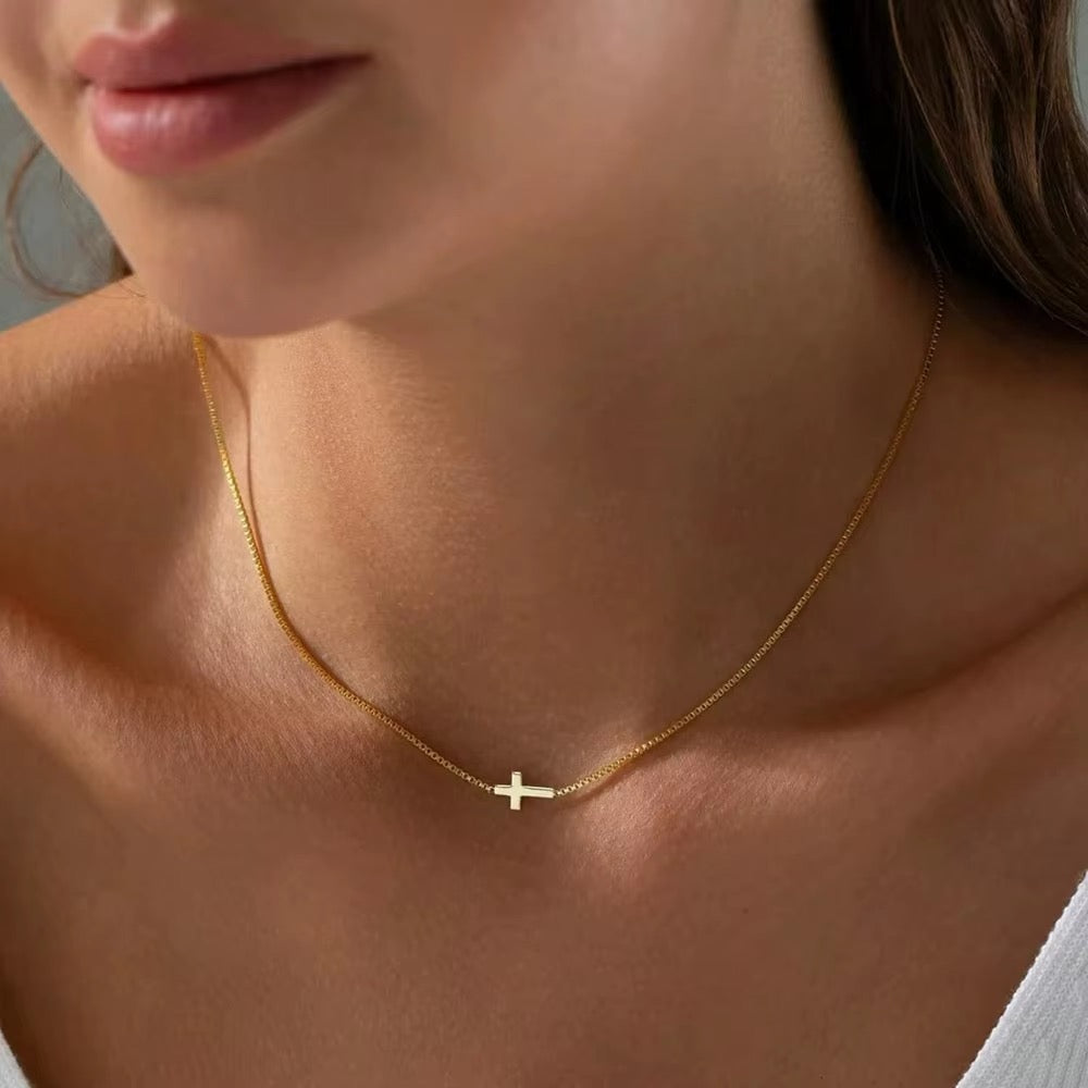 Dainty Gold cross