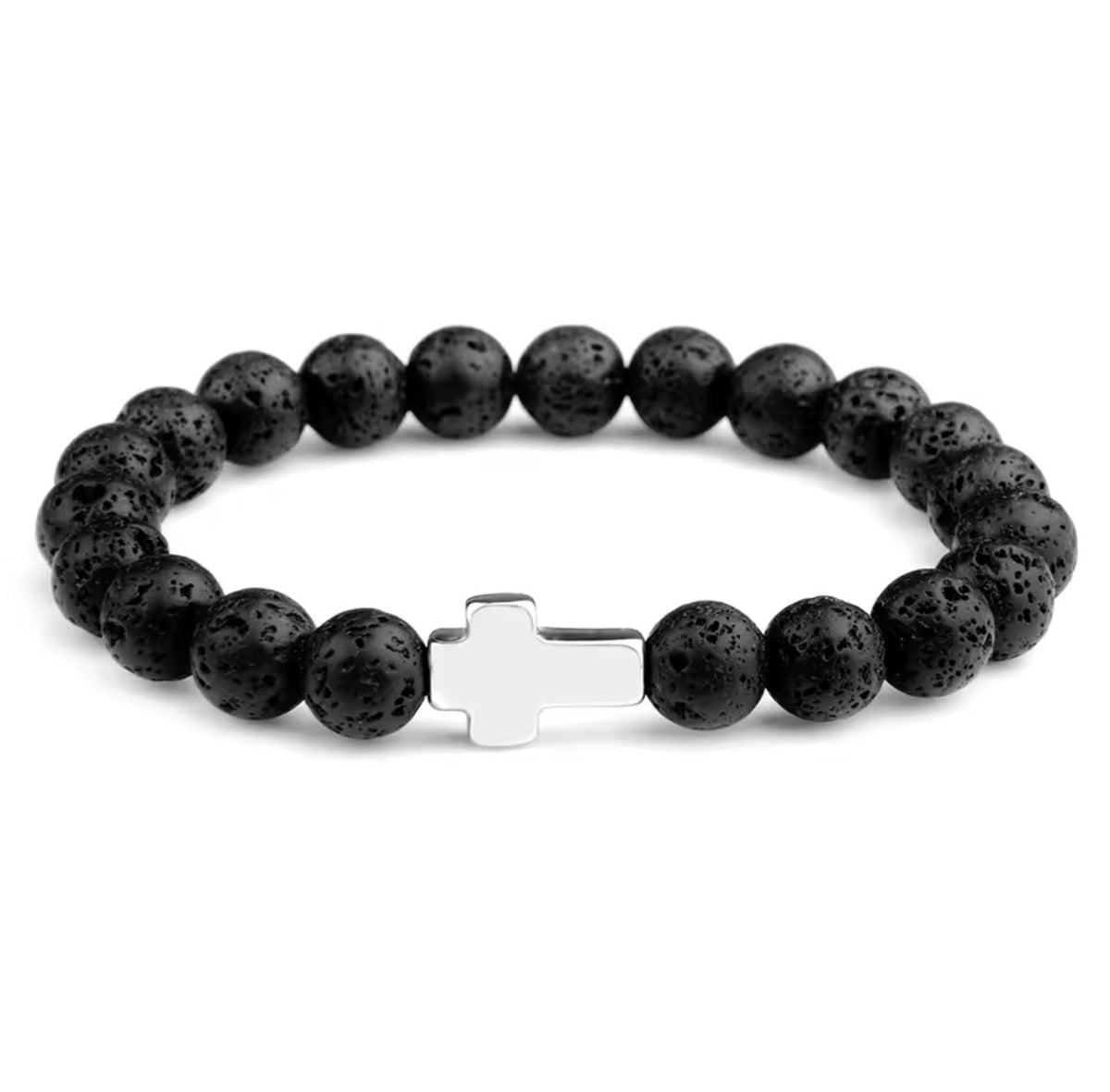 Beaded cross bracelet 