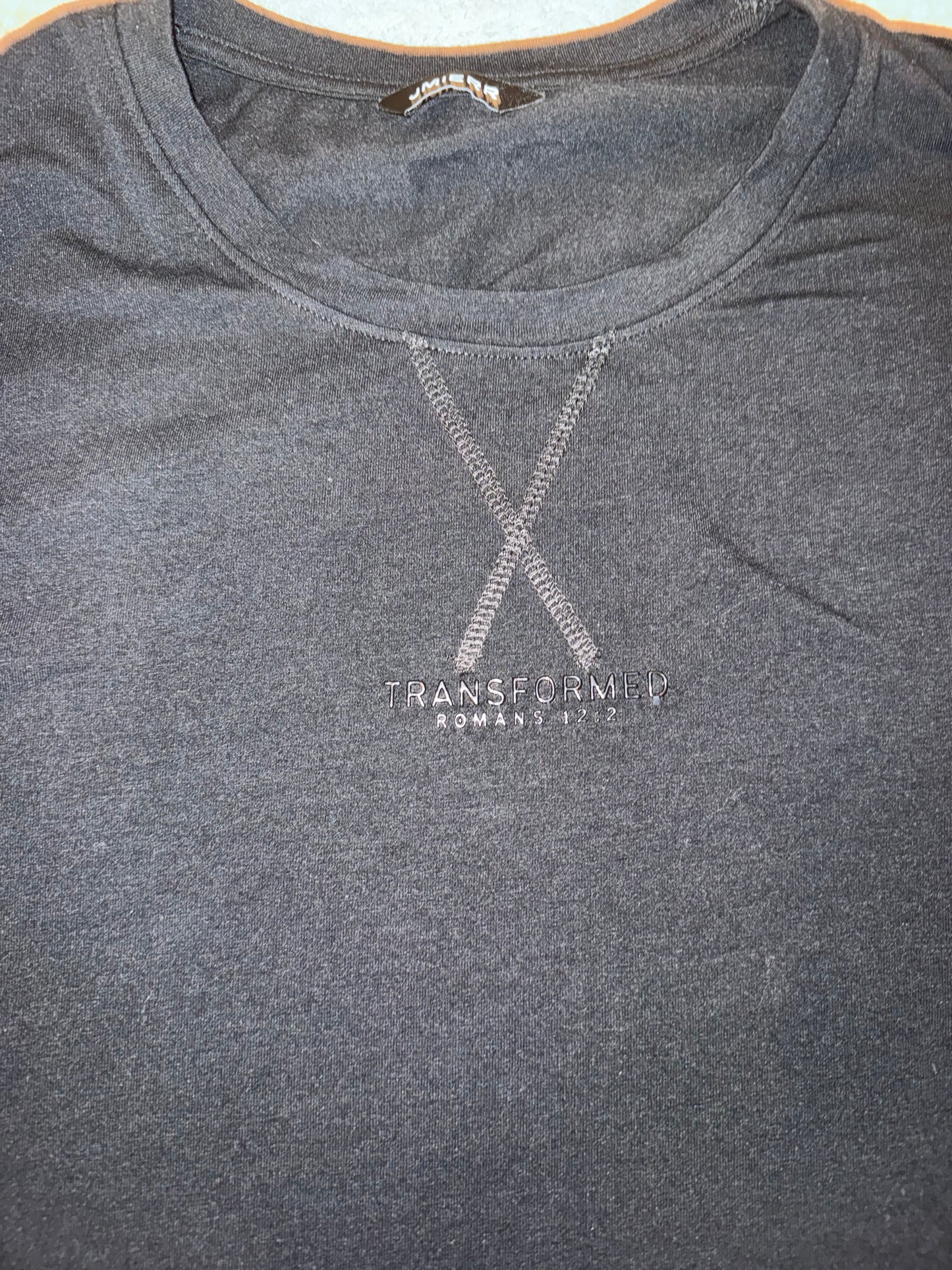 'Transformed' mens drop hem - t-shirt - faith shirt