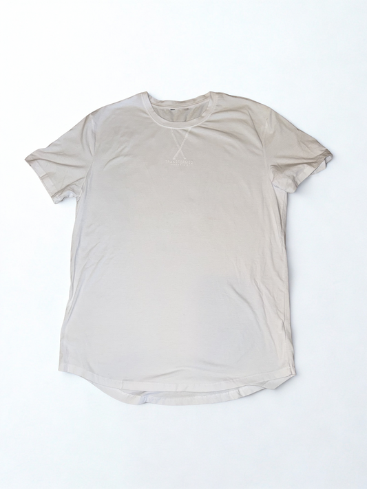 'Transformed' mens drop hem - t-shirt - faith shirt