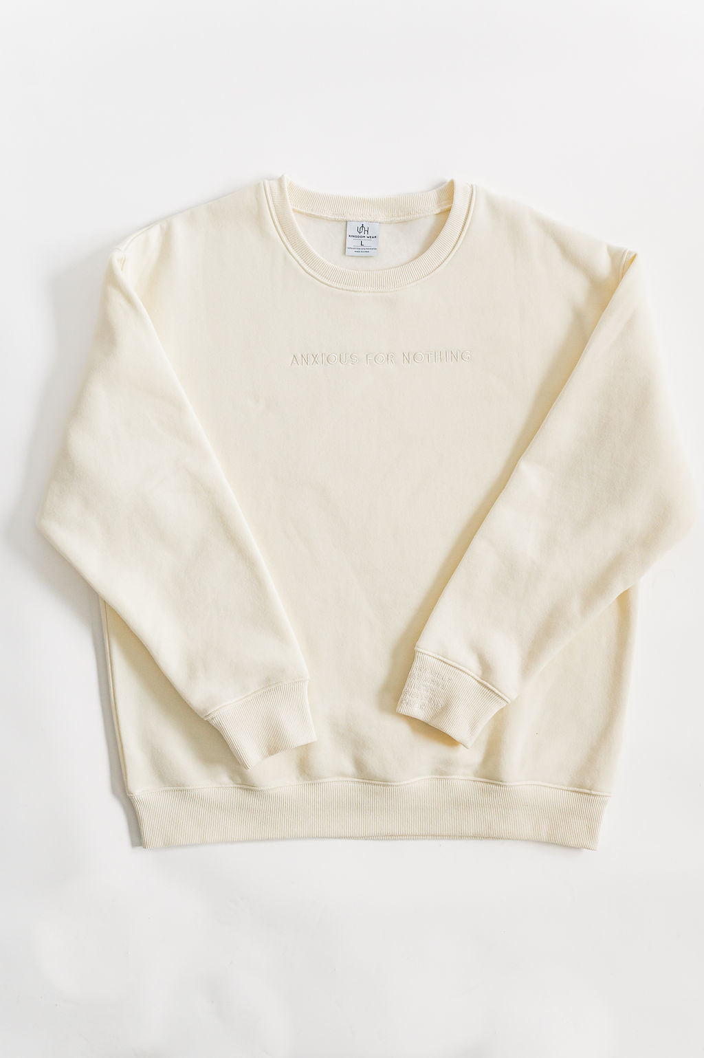 ANXIOUS FOR NOTHING PULLOVER SWEATER