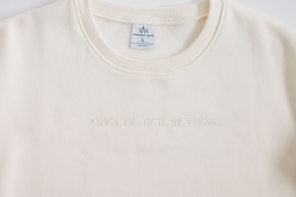 ANXIOUS FOR NOTHING PULLOVER SWEATER